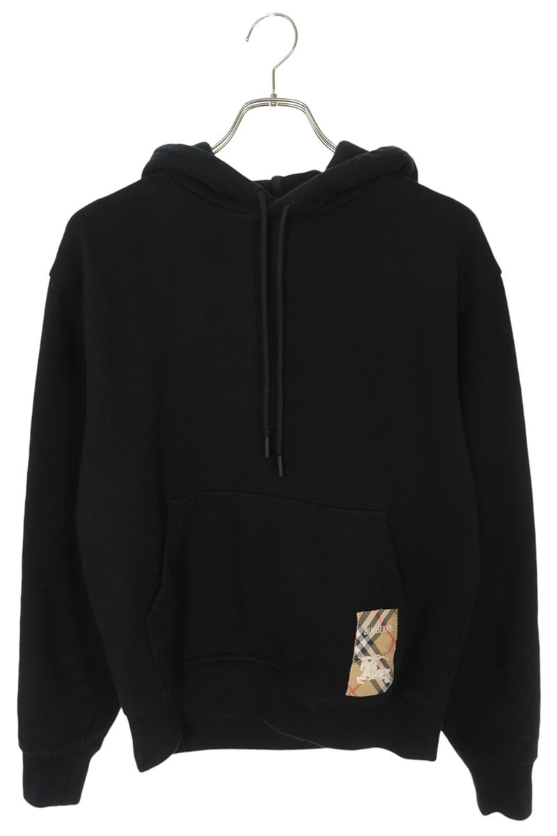 ブラックバーバリー　パーカー(専用) BURBERRY バーバリー パーカー レディース オーバーサイズ ロゴ