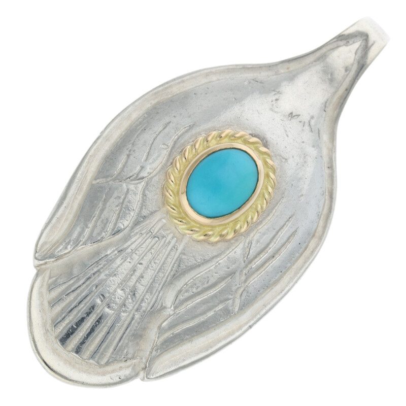 ゴローズ　スプーン　ネックレス 楽天市場】goro's ゴローズ OLD物 金メタル付SVホイール付スプーン