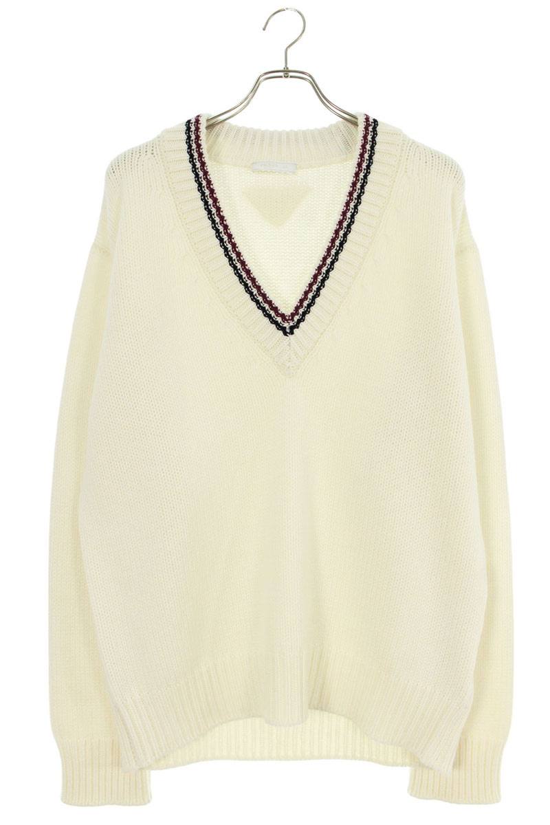 楽天市場】PRADA(プラダ) ロゴ クルーネック ニット トップス セーター
