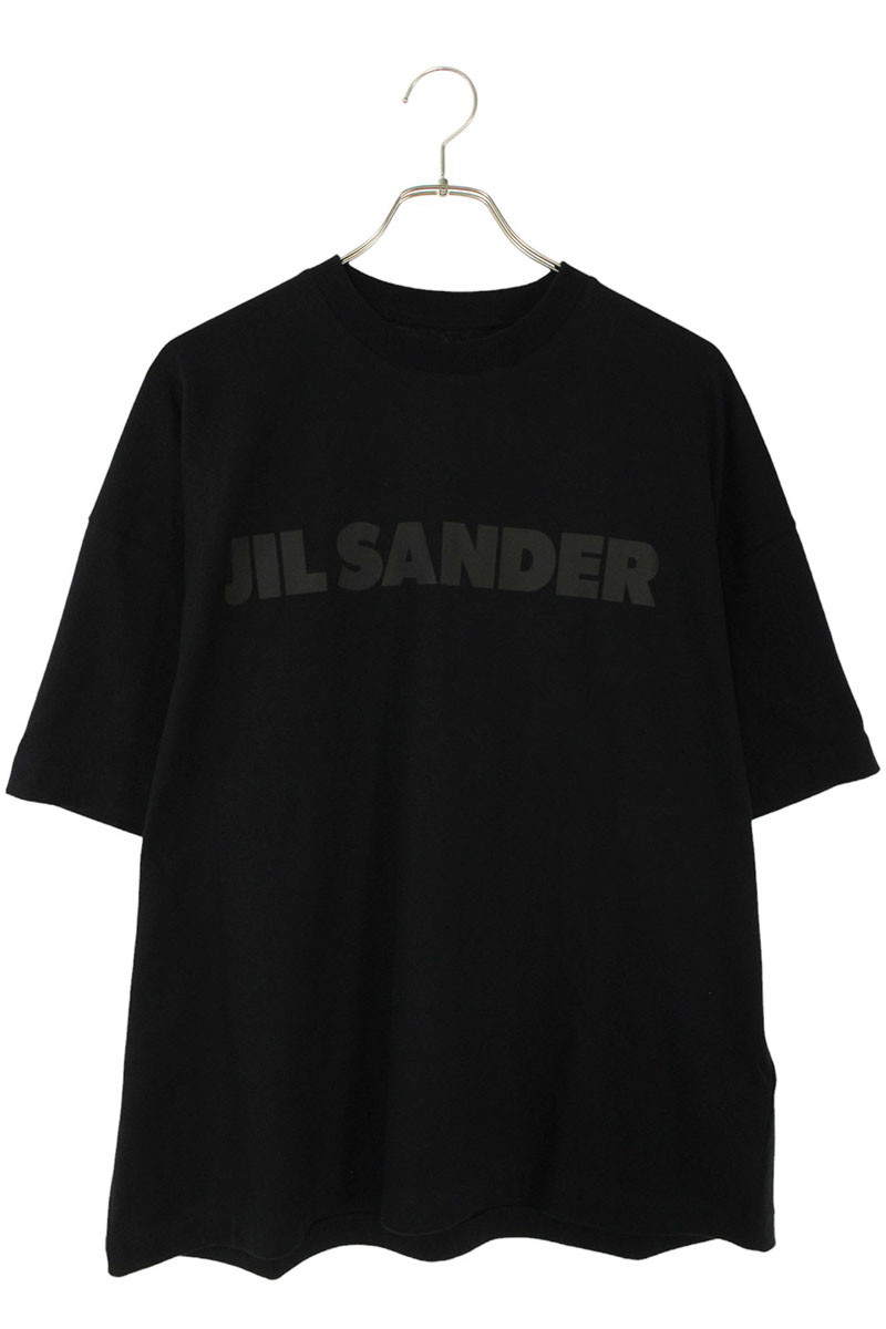 ジルサンダー ロゴプリントTシャツ ブラック/ホワイト ジルサンダー ロゴプリントTシャツ ブラック/ホワイト (Jil