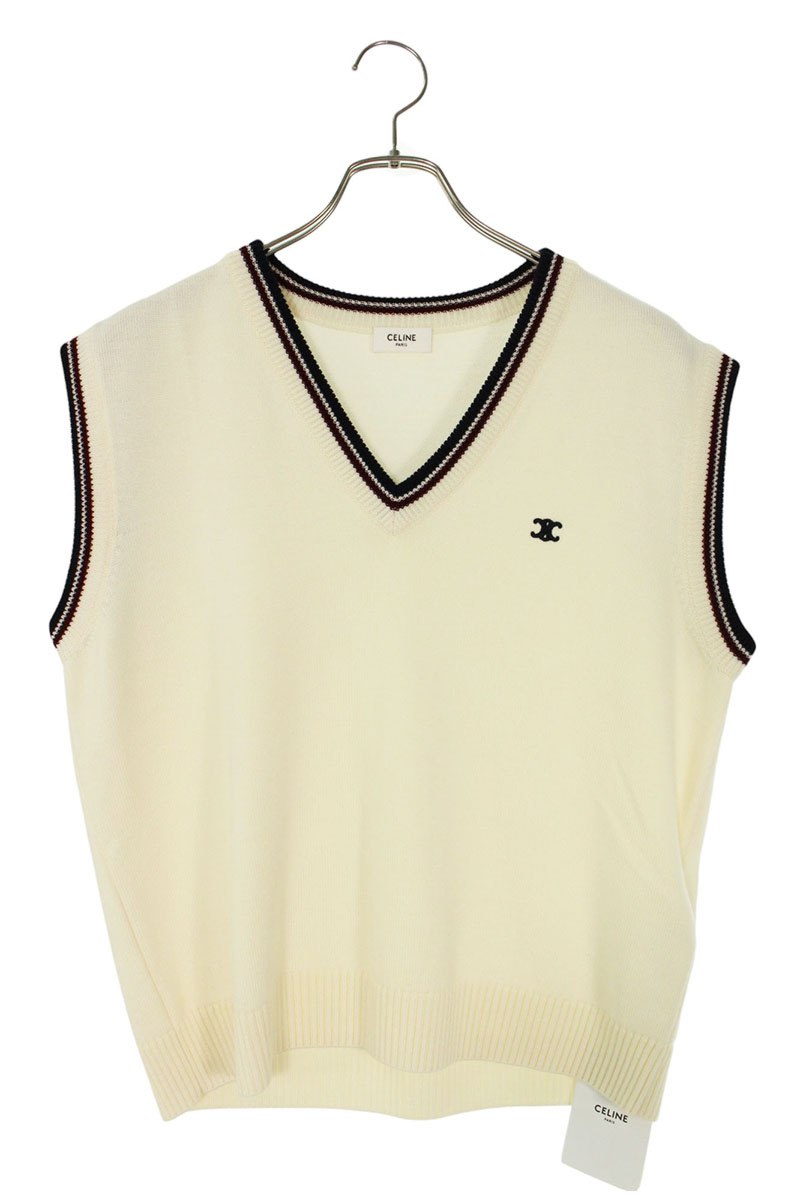 楽天市場】CELINE セリーヌ ベスト 2ADCK823Y.38NO メンズ ジレ ウール