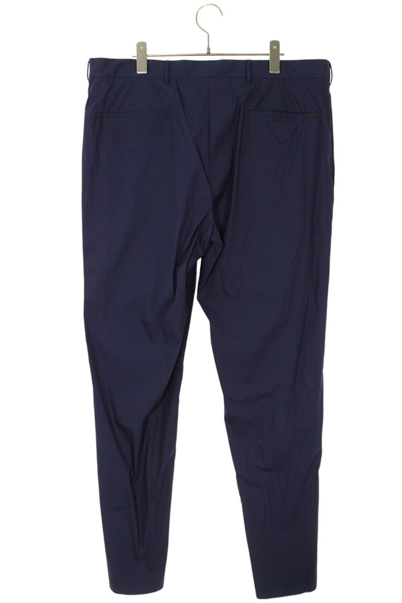 PRADA ナイロンギャバジン　トラウザーパンツ　サイズ48 SPG41 PRADA (プラダ) 18SS Nylon Trousers Contrasting Band ナイロン