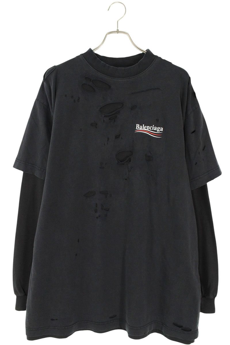 楽天市場】BALENCIAGA 2019AW Multi Logo Turtle Neck Long