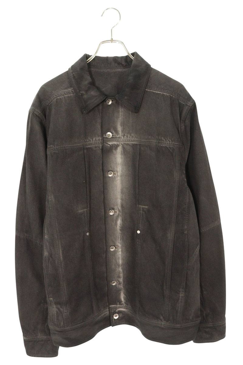 リックオウエンス Rick Owens　 サイズ:46 RR01D3704DK LODOワーカーデニムジャケット(ブラック)【606052】【SB01】【メンズ】【新古品】bb78#rinkan*N 66,550円