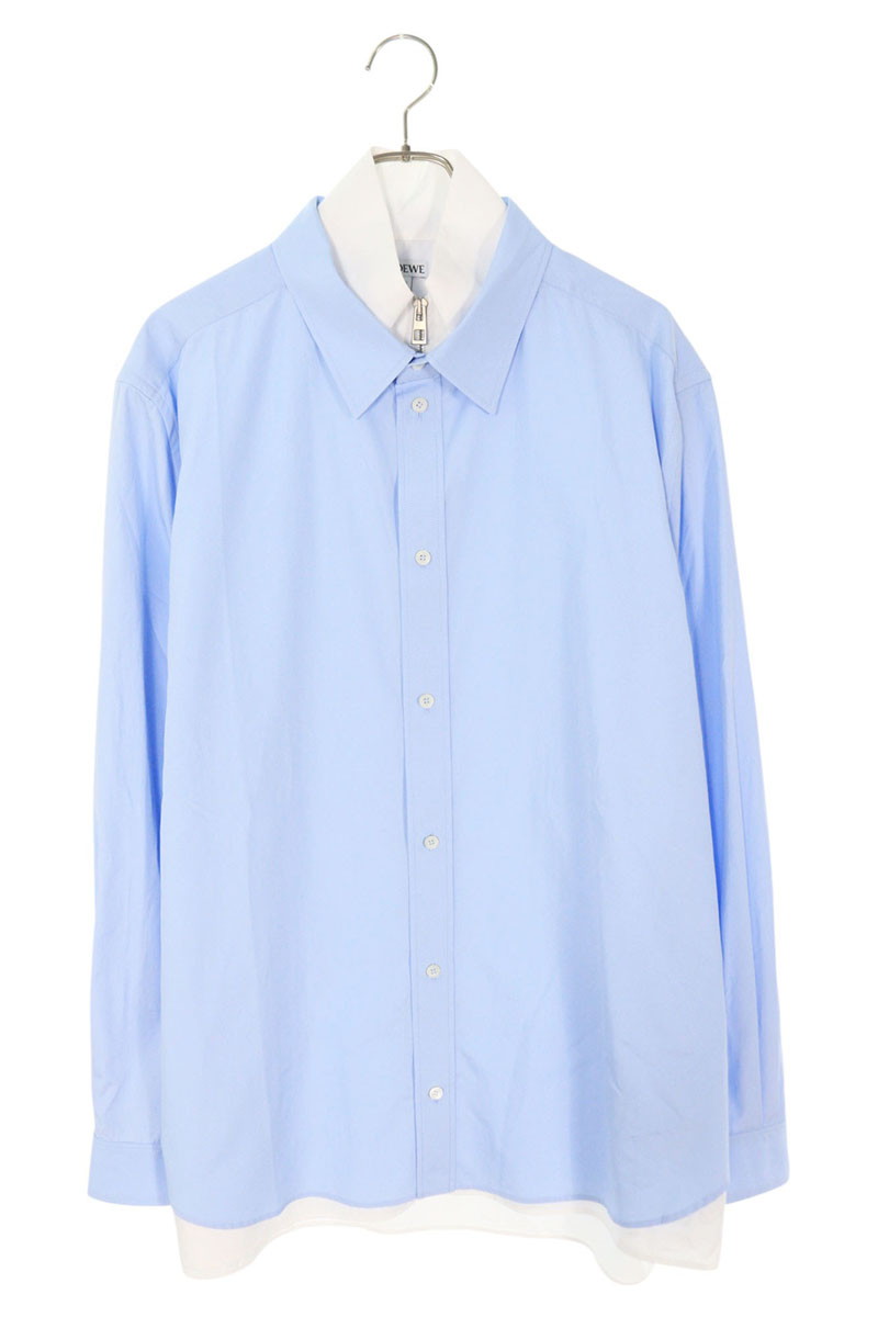 ロエベ サイズ:48  25AW  H526Y05WF1 アナグラムコットンウオッシュド長袖シャツ 新古品 SS13 楽天市場】ロエベ LOEWE サイズ:48 25AW H526Y05WF1 アナグラム