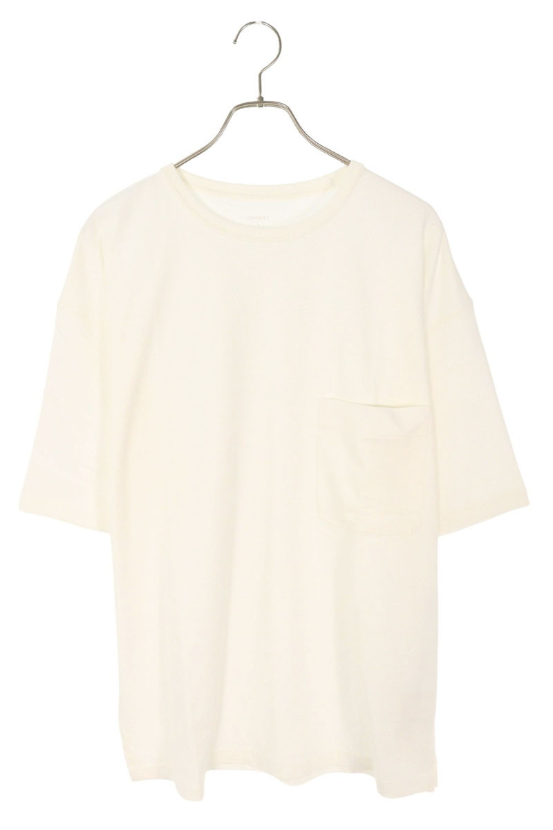ルメール LEMAIRE　　 サイズ:S 25SS TO1382 クルーネックポケットTシャツ(オフホワイト)【606052】【SB01】【メンズ】【新古品】bb78#rinkan*N