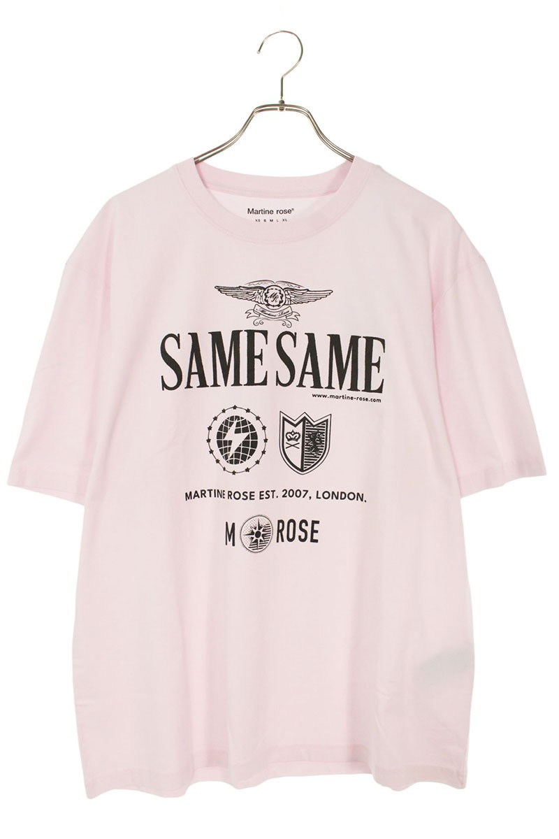 マーティンローズ MARTIN ROSE　 サイズ:L 603JE01101F グラフィックTシャツ(ピンク)【606052】【BS55】【メンズ】【新古品】bb78#rinkan*N