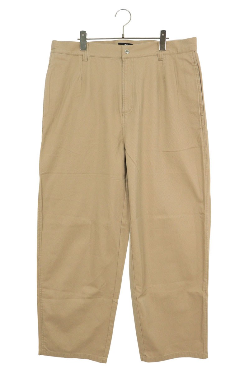 ステューシー STUSSY　 サイズ:36インチ 116625 ワイドワークロングパンツ(ベージュ)【606052】【BS55】【メンズ】【新古品】bb78#rinkan*N