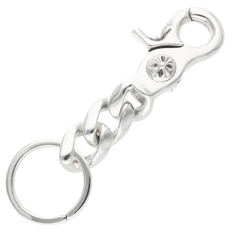 クロムハーツ Chrome Hearts　 サイズ:ショート CLP CHN CLASSIC-S ショートクラシックリンク シルバーキーチェーン(シルバー 44.9g)【016052】【OS06】【小物】【中古】bb51#rinkan*C