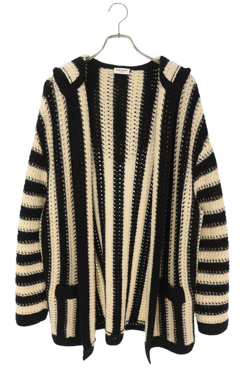 SAINTLAURENTサンローランパリ　ブロックチェック　ニットカーディガン SAINT LAURENT（カーディガン）のフリマアイテム一覧