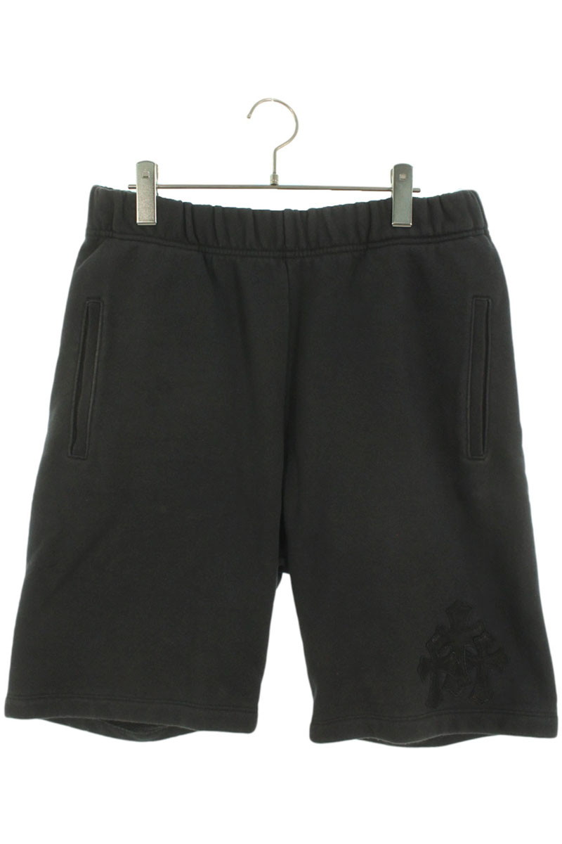即 CHROME HEARTS クロム ワイノット スロー ライド 半パン CHROME HEARTS 2025SS Y NOT CH Applique Embroidery Sweat Half