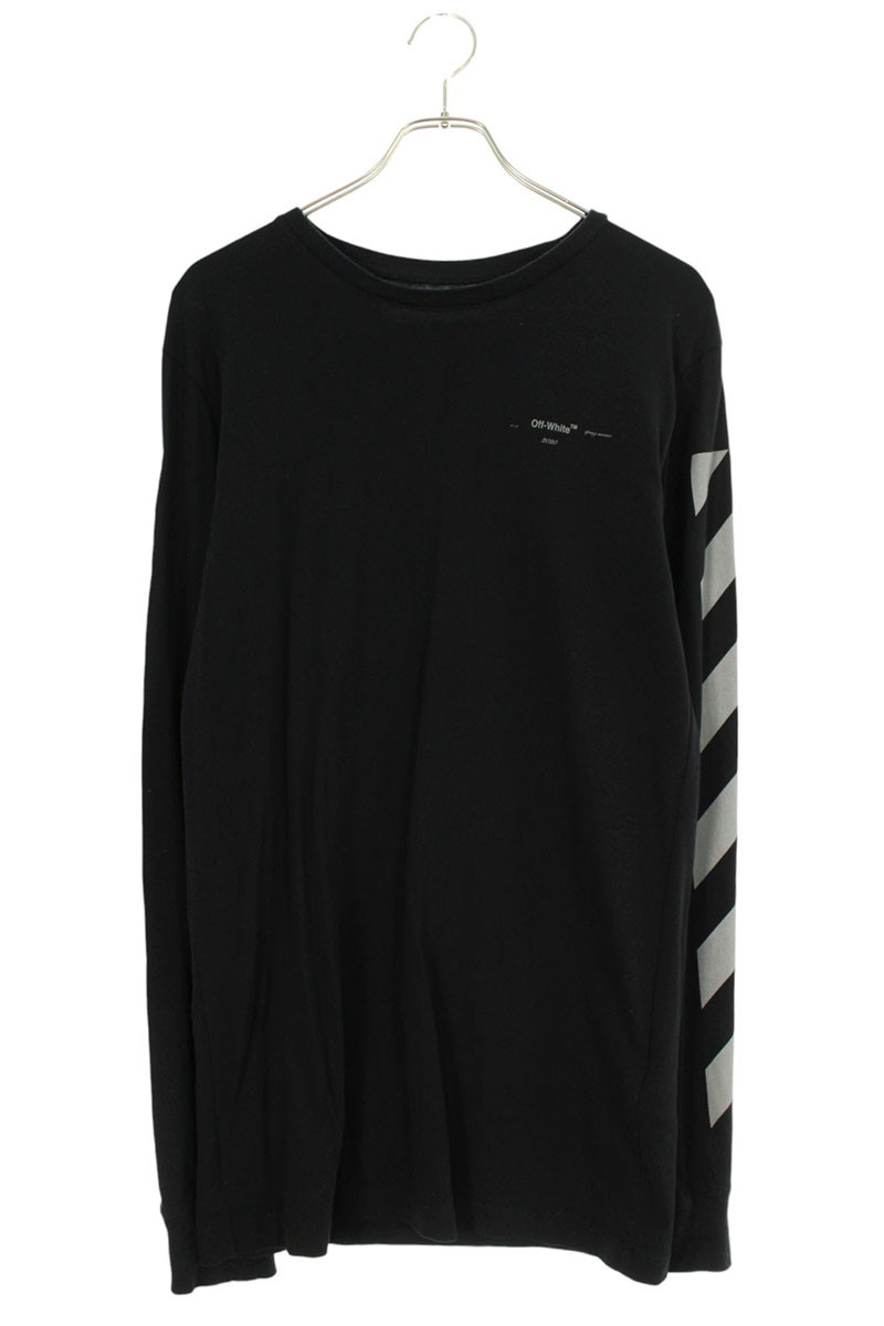 明日の(21時まで‼️)限定セール‼️Off-White 長袖カットソー ブラック 楽天市場】オフホワイト OFF-WHITE サイズ:XL OMAB001E20JER004