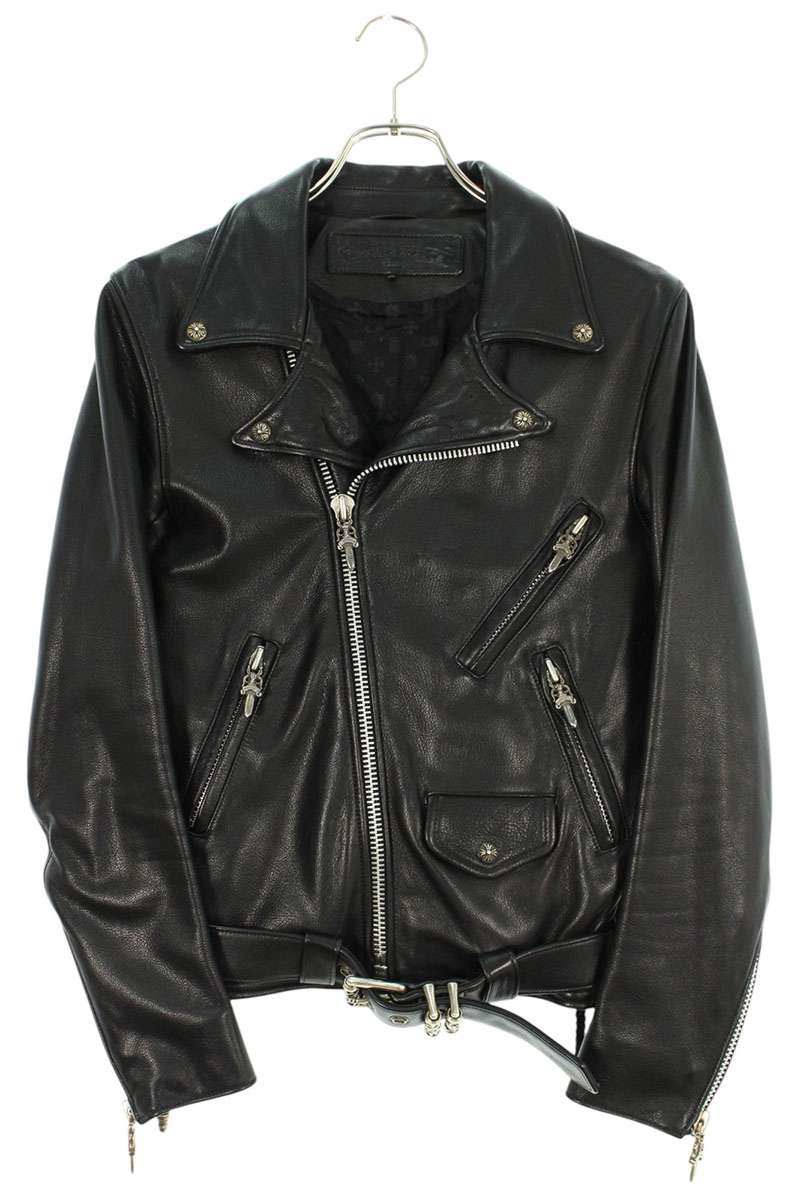 クロムハーツしジャケット CHROME HEARTS クロムハーツ JAW BREAKER シングルライダース