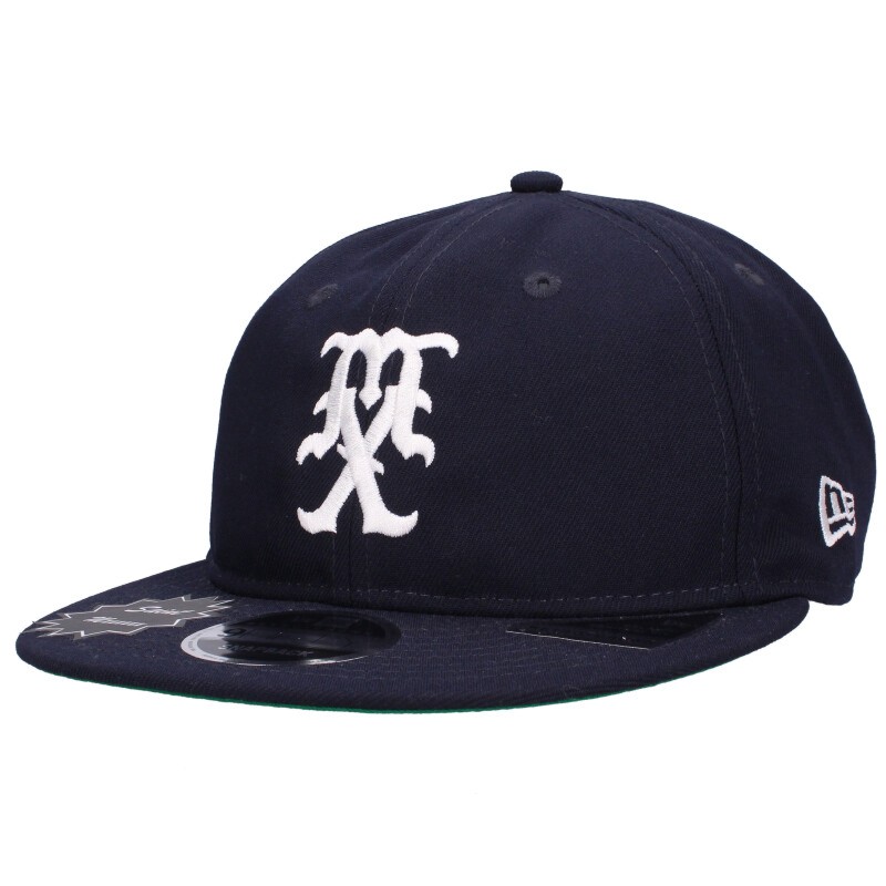 美品 セントマイケル ニューエラ キャップ ネイビー SAINT MICHAEL セントマイケル 25SS × NEW ERA ニューエラ × MLB