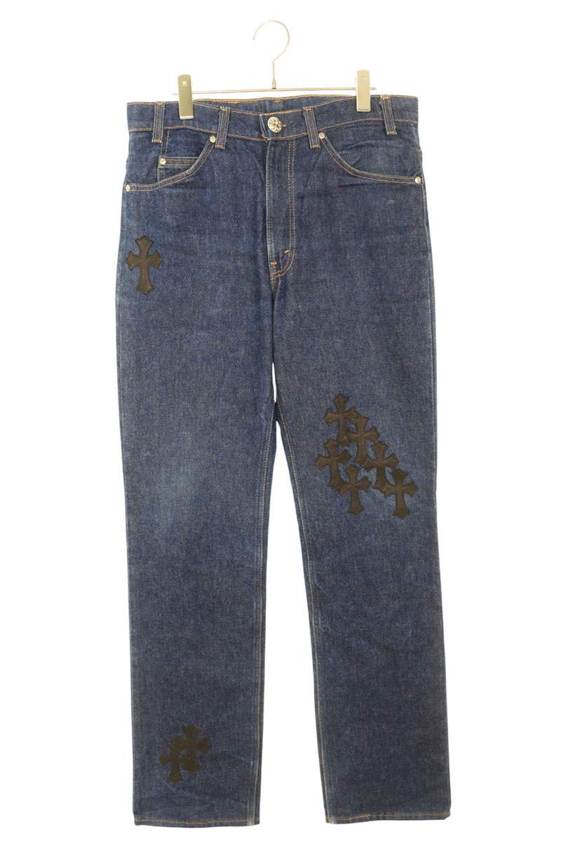 CHROME HEARTS クロムハーツストレートデニムパンツJVP31インチ CHROME HEARTS クロムハーツストレートデニムパンツJVP31インチ