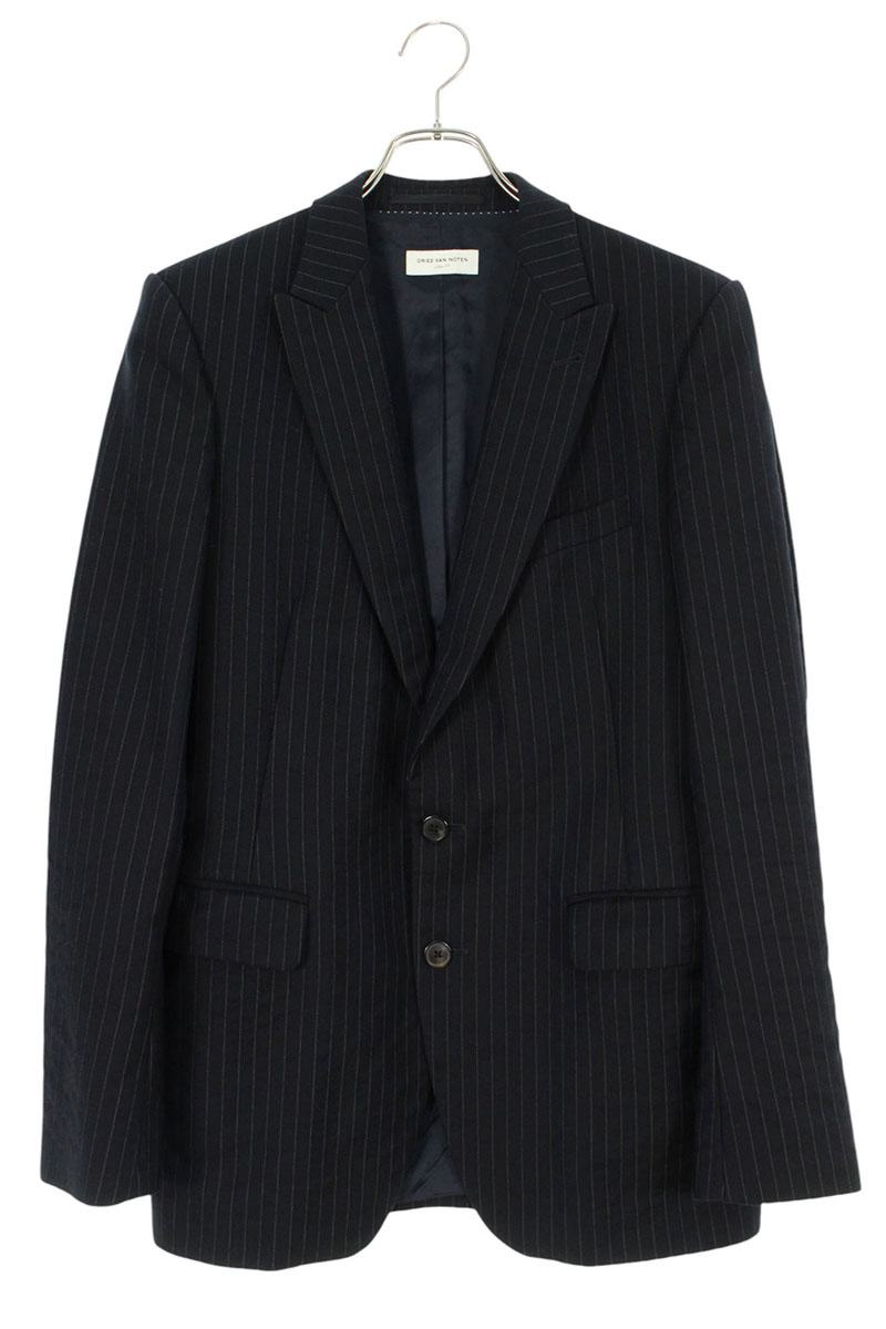 DRIES VAN NOTEN ドリスヴァンノッテンSS22ポケットコート DRIES VAN NOTEN（ドリスヴァンノッテン）ステンカラーコート 黒