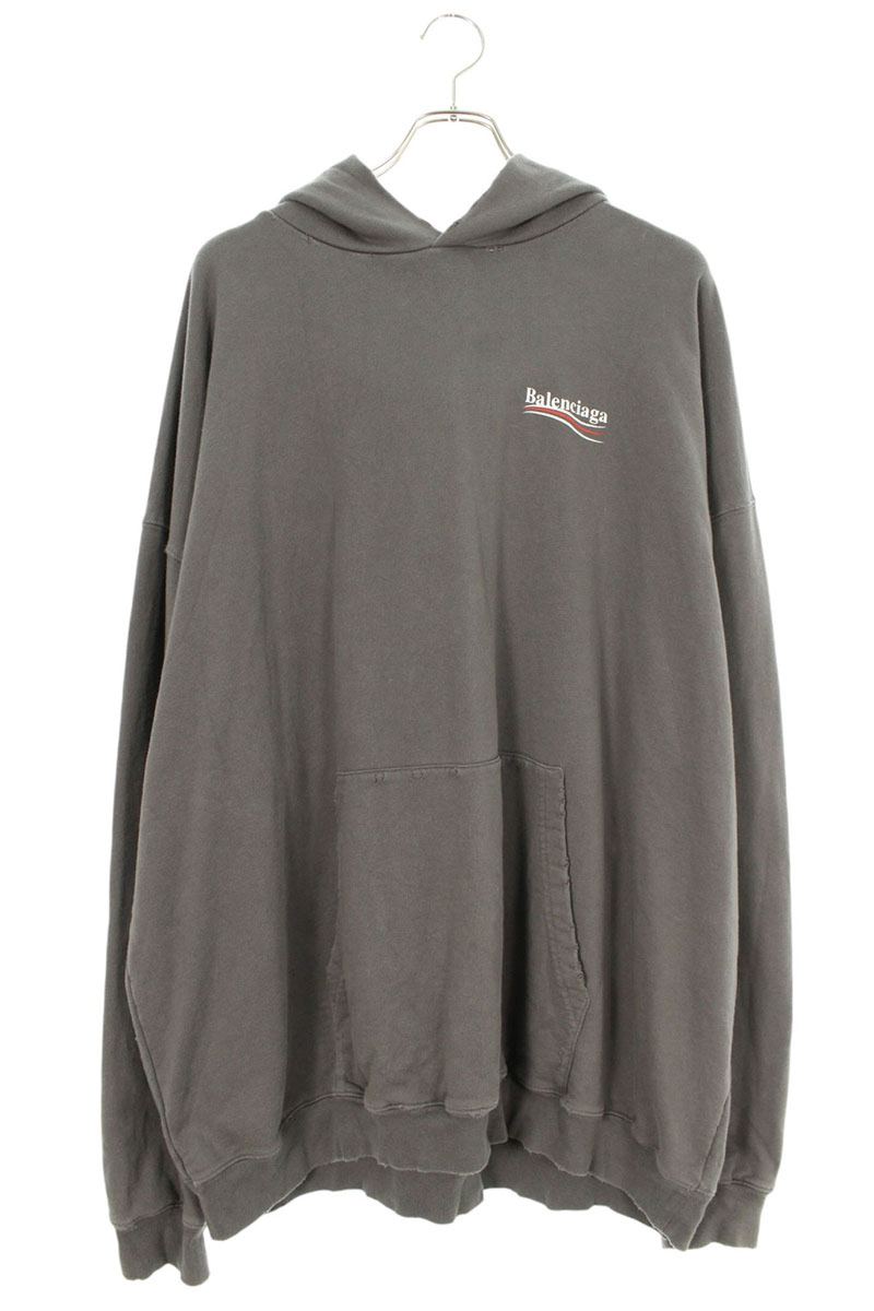 【完売必至】バレンシアガ■CAPS DESTROYED フーディ ネオン ◇BALENCIAGA 21SS 最新作◇CAPS DESTROYED フーディー