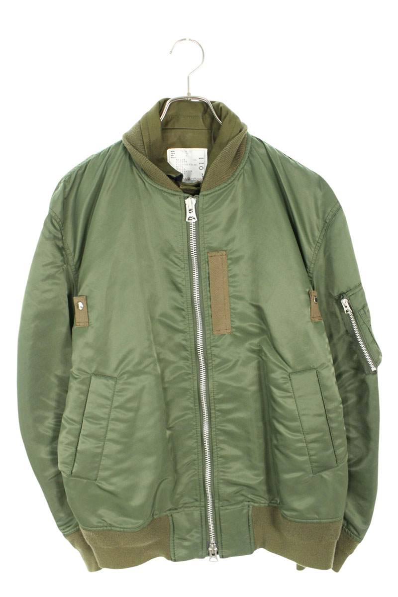 sacai luck サカイラック　ナイロンフレアブルゾン　サイズ2 sacai luck サカイ ラック バックシアーレースブラウス サイズ2