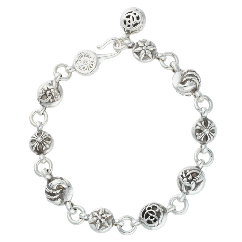 CHROME HEARTS (クロムハーツ) KZ ブレスレット シルバー クロムハーツKZブレスレット|クロムハーツ通販専門店ブラック