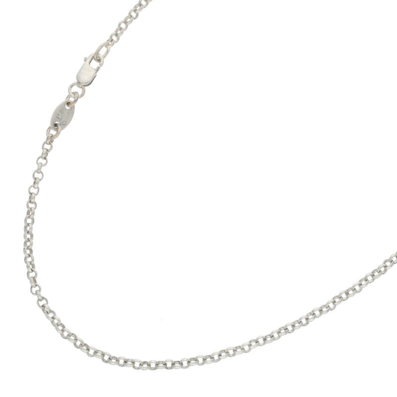 クロムハーツ Chrome Hearts　 サイズ:18inch NECKCHAIN R18 ロールチェーン18inch シルバーネックレス(シルバー 5.06g)【026052】【SJ02】【小物】【中古】bb17#rinkan*B 69,369円