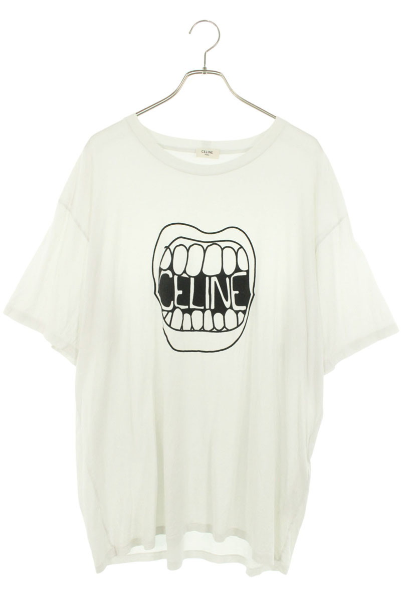 楽天市場】CELINE 2021SS Studded Logo S/S Tee 2X687501F