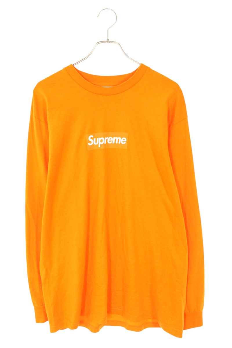 SUPREME (シュプリーム) 20AW ボックスロゴ　ロンT 長袖　オレンジ Supreme 2020AW Box Logo L／S Tee ボックスロゴロングスリーブT