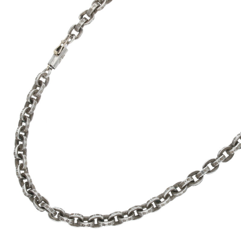新品　約20 cm ペーパーチェーン　silver925 重厚 シルバー925 ウォレットチェーン ペーパーチェーン 梵字 六