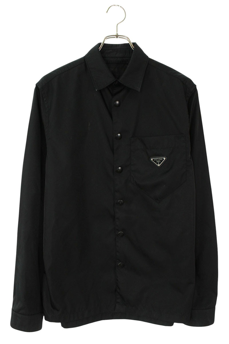 PRADA グレー 長袖シャツ(shinさん専用) PRADA - プラダ 24SS SC766 プリントデザインオーバーサイズ長袖