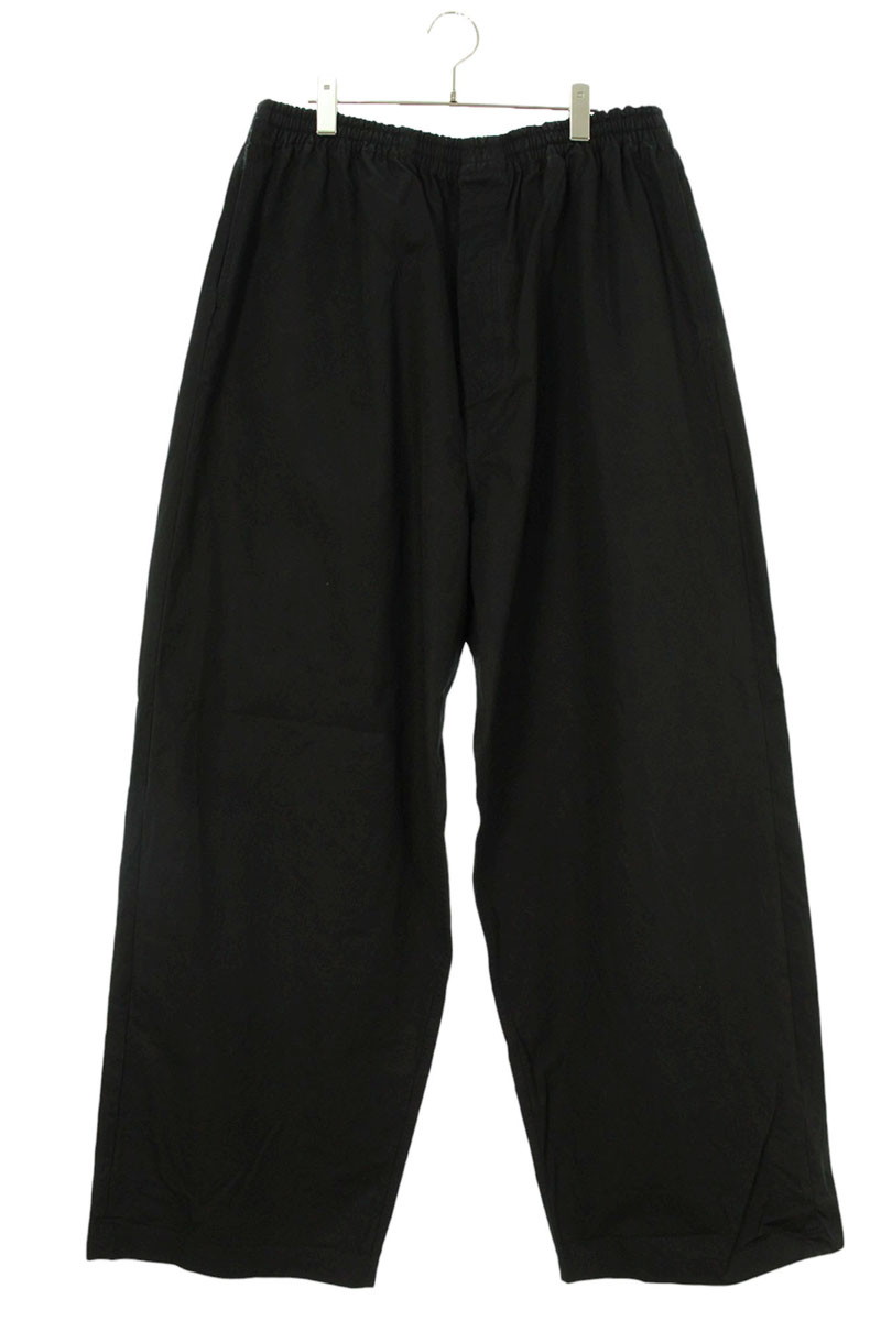 レア品　80's　BALENCIAGA　黒 プリーツ スラックス 2008824J0133_m1_a002.jpg