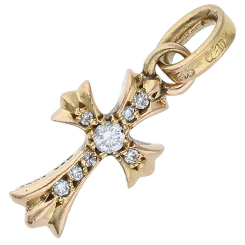 楽天市場】クロムハーツ Chrome Hearts 22K 3 CH CRS SML P DMND