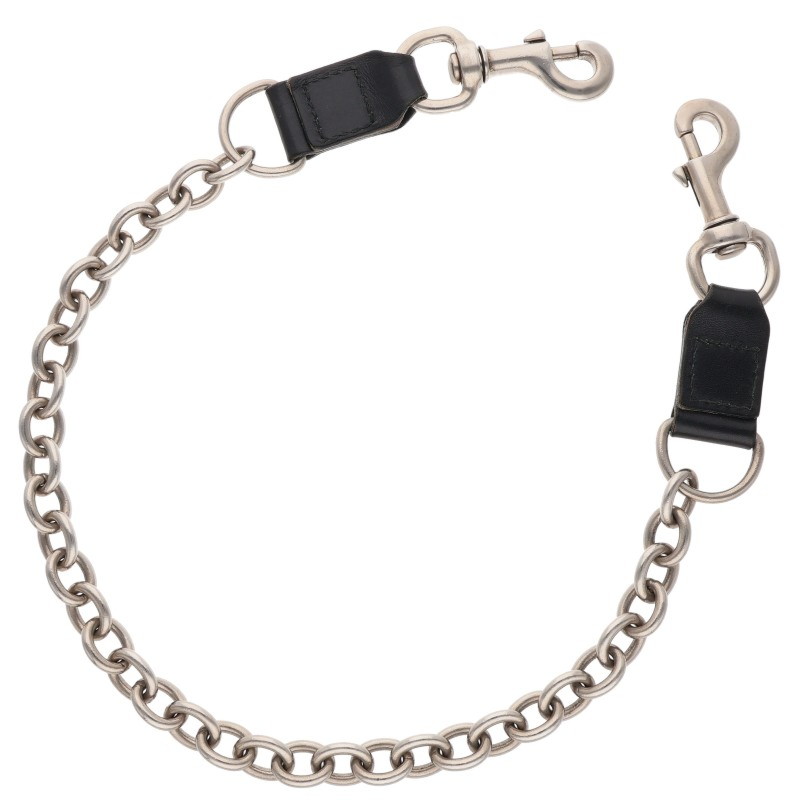 GUCCI グッチ レザーと金属のウォレットチェーン GUCCI グッチ レザーと金属のウォレットチェーン