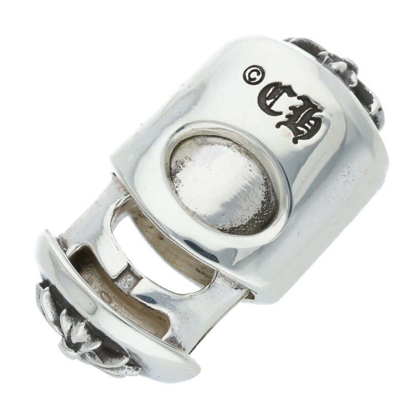 クロムハーツ Chrome Hearts　 LACESTPPRV1 レースストッパー シルバーネックレストップ(シルバー 10.95g)【107052】【NO05】【小物】【中古】bb30#rinkan*B｜RINKAN