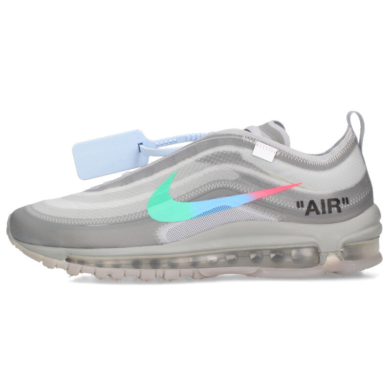 ナイキ 象牙色 NIKE OFF-WHITE 大いさ:26.5糎  AIR MAX 97 MENTA AJ4585-101 大気圏マックス97メンタスニーカー(薄墨色)【926052】【SB01】【メンズ】【小物】【中古】bb380#rinkan*S