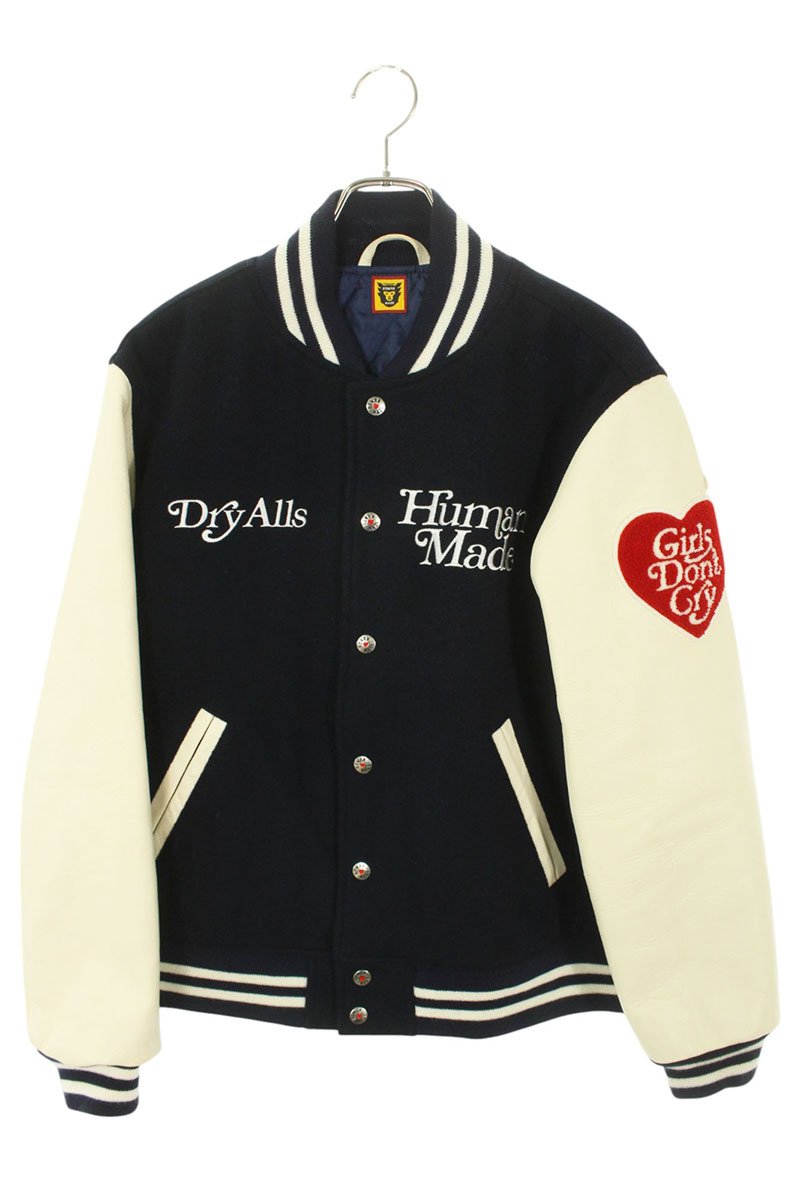 ジャケット・アウター HUMAN MADE GDC Stadium Jacket L Black Human Made - Nylon Stadium Jacket | HBX - Globally Curated