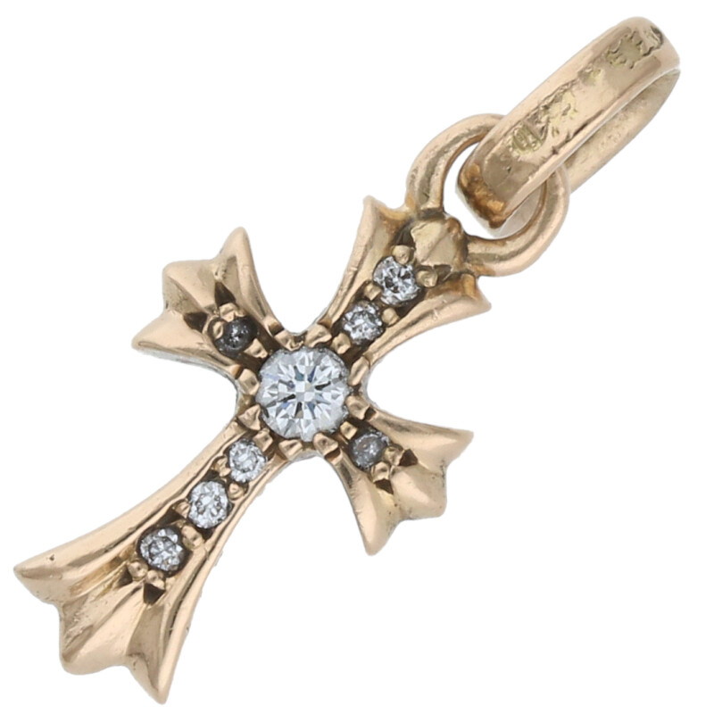 楽天市場】クロムハーツ Chrome Hearts 22K 3 CH CRS SML P DMND