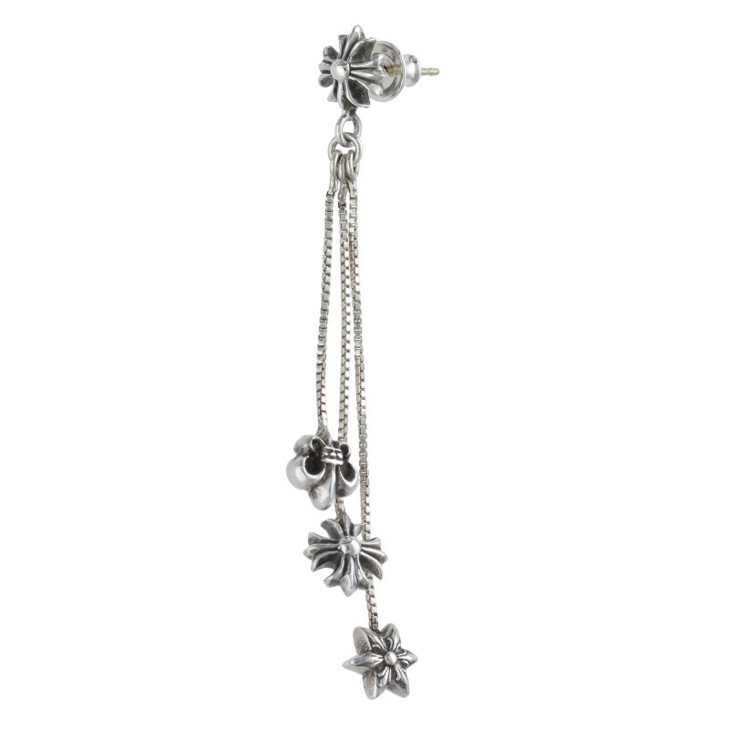 CHROME HEARTS シルバーピアス クロムハーツ CHクロス ベイビーファット シルバー ピアス