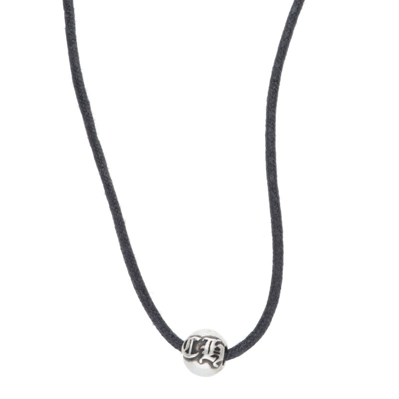クロムハーツ Chrome Hearts　 CH BEAD CH梅田オープン記念コードネックレス(シルバー 総重量2.05g)【807052】【OS06】【小物】【中古】bb62#rinkan*A