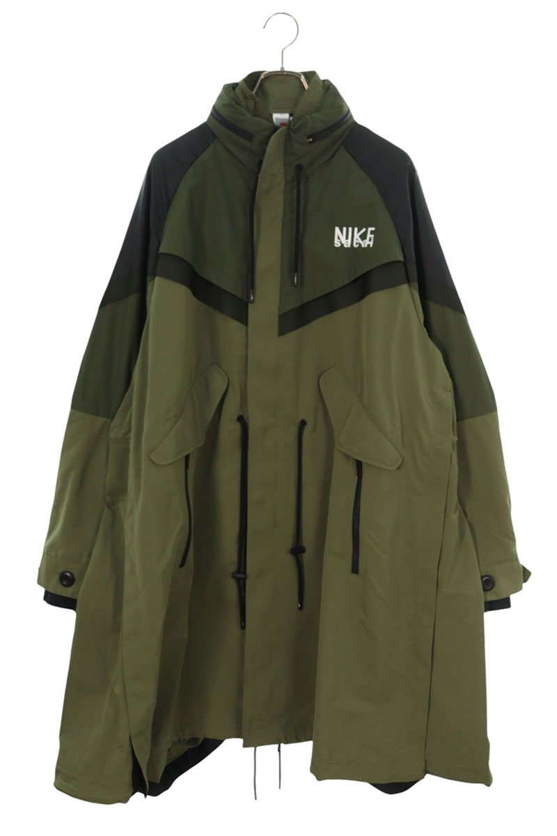 Nike Sacai ナイロンジャケット カーキ sacai - 【新品】 sacai / サカイ | × NIKE / ナイキ コラボ