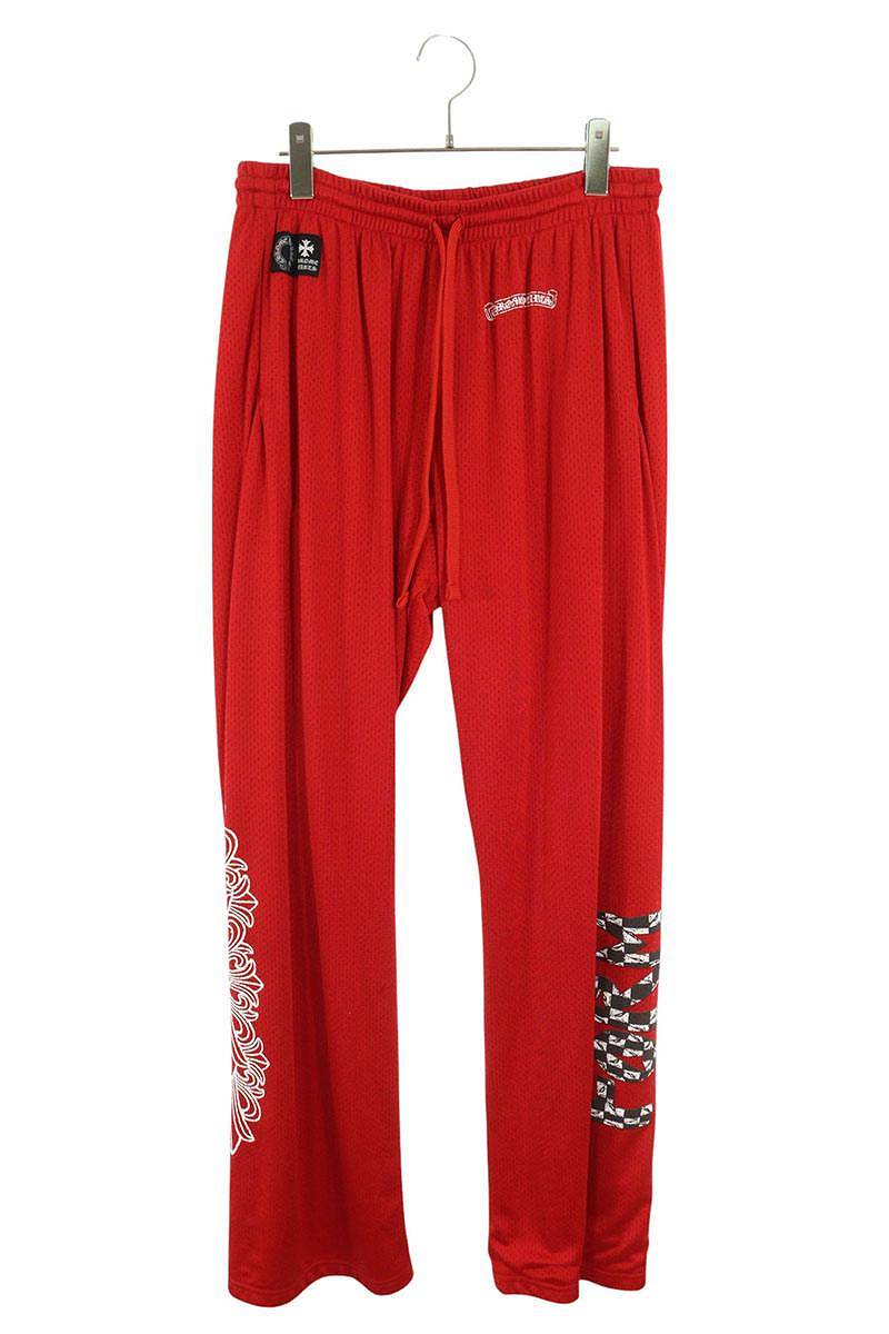 CHROME HEARTS パンツM クロムハーツ モノグラムクロスパターン ブラック スウェット