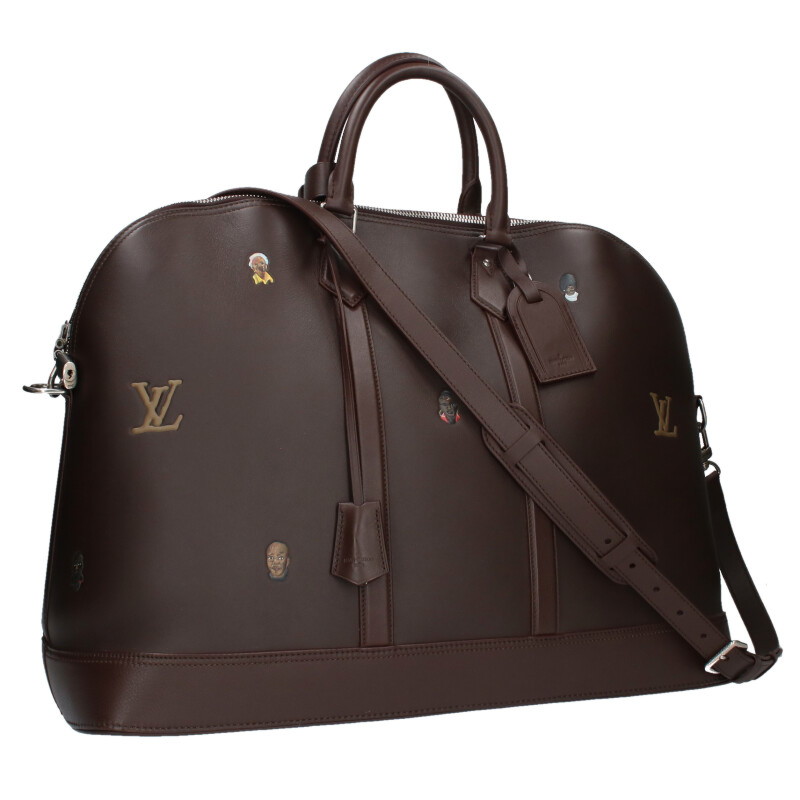 ルイヴィトン LOUISVUITTON 大きさ:GM  M24555 アルマ・トラベルGM カウハイドレザー マロンボストンバッグ(赤銅色)【807052】【BS55】【小物】【中古】bb459#rinkan*A