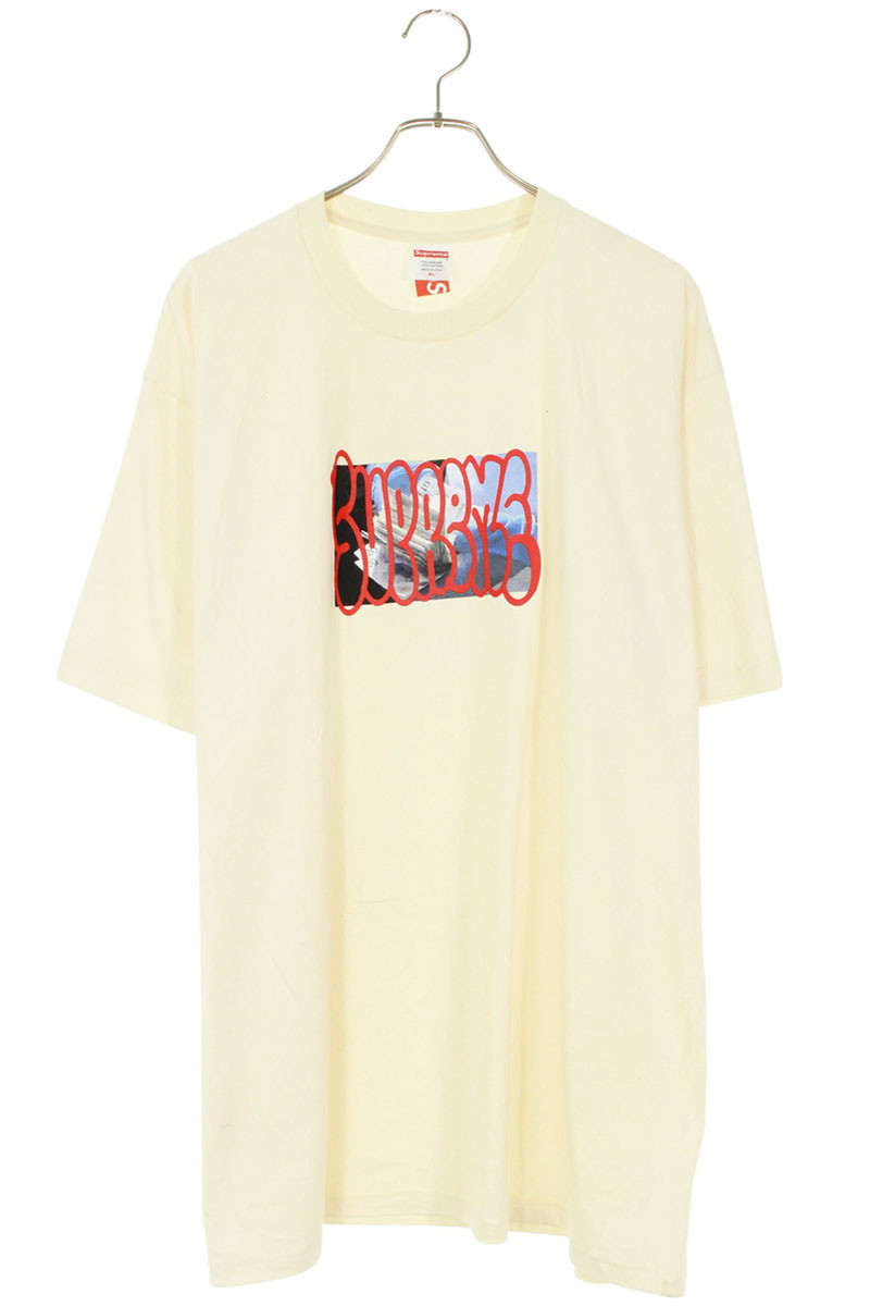 シュプリーム SUPREME　サイズ:XL 23AW Payment Tee ペイメントTシャツ(ベージュ)【924062】【OM10】【メンズ】【中古】bb51#rinkan*S｜RINKAN