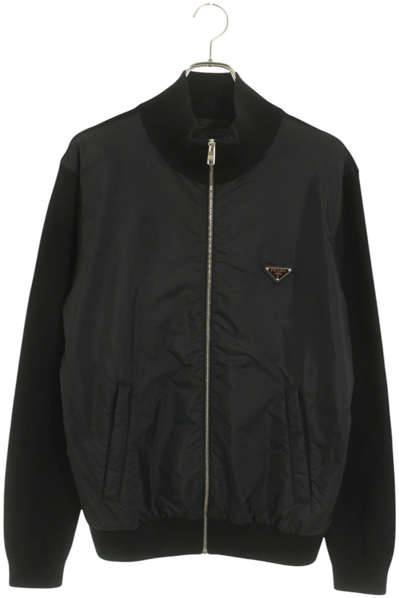 【希少】PRADA ロゴ入り ニット サイクリング ジャケット 楽天市場】プラダ PRADA サイズ:46 UMB431 ロゴジャガード