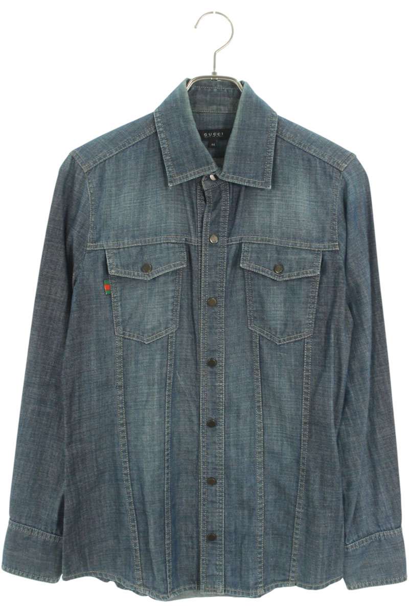 グッチ　長袖シャツ 楽天市場】グッチ GUCCI サイズ:44 24SS 762183 ZAPDW GGウール