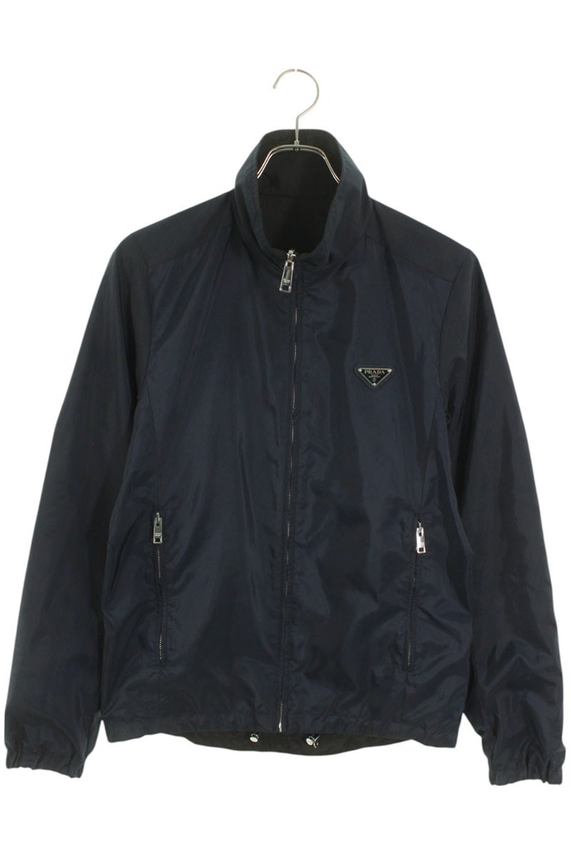 PRADA ナイロンジャケット サイズ44 ネイビー PRADA Men's Jacket Size 44 Nylon Navy Zip Front Design | eBay