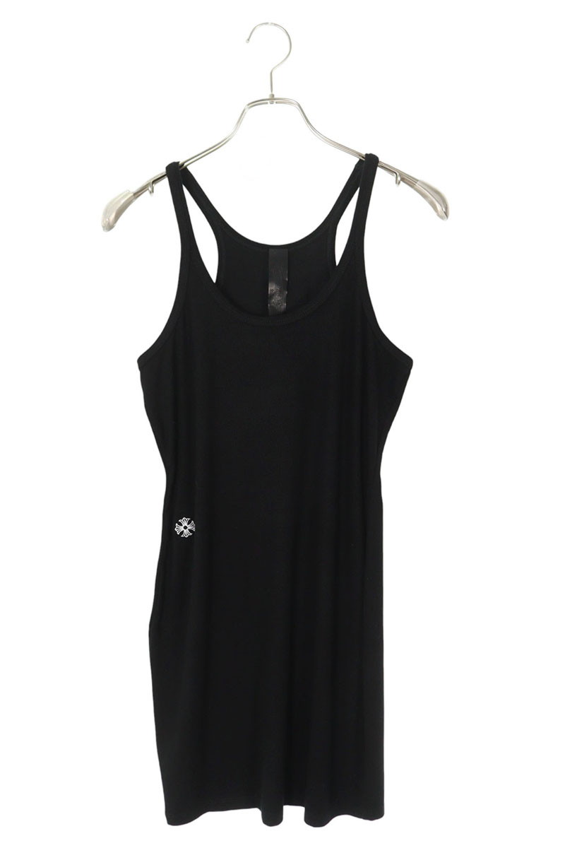 クロムハーツ Chrome Hearts Y NOT CH刺  タンクトップ ワンピース レーヨン グレー レディース 中古 Chrome Hearts - クロムハーツ CHROME HEARTS Y NOT CH刺繡