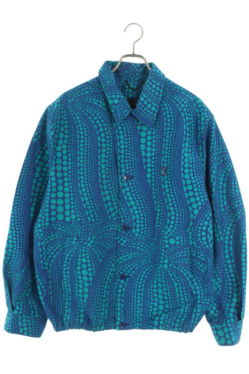 LOUIS VUITTON - ルイヴィトン  23AW  RW232J U84 FOJA50 草間彌生ドットノーカラーデニムジャケット レディース 36 LOUIS VUITTON×草間彌生 23AWパンプキンデニムジャケット