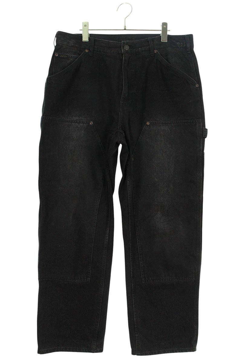 Supreme mm6 マルジェラ　ブラックダブルニーワークパンツ W30 $268 ファッション Supreme mm6 マルジェラ ブラックダブルニー