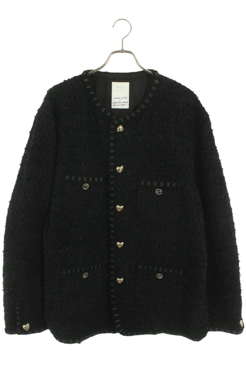 即発送READYMADEレディメイドTWEED SHIRT JACKET ３ 新品 正規品 READYMADE takuya着 ツイード シャツジャケット 3の