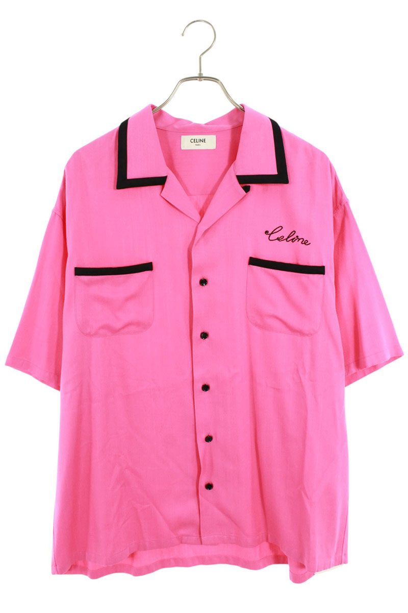 CELINE 22SS パームツリー 半袖シャツ 37 シルク 楽天市場】セリーヌ CELINE サイズ:37 22SS 2C724106Q