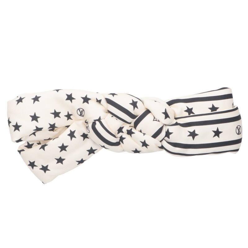 新品未使用LOUIS VUITTONヘッドバンド LV アウトライン ヘアバンド LV Outline Silk Headband S00 - Accessories | LOUIS VUITTON